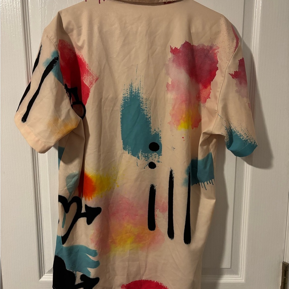 PacSun Vibrant Artistic Men's Shirt - Picture 4 of 4